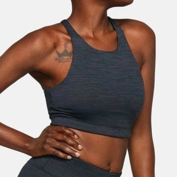 OUTDOOR Voices Dark Grey Move Free Crop Top Size Medium - Picture 1 of 5